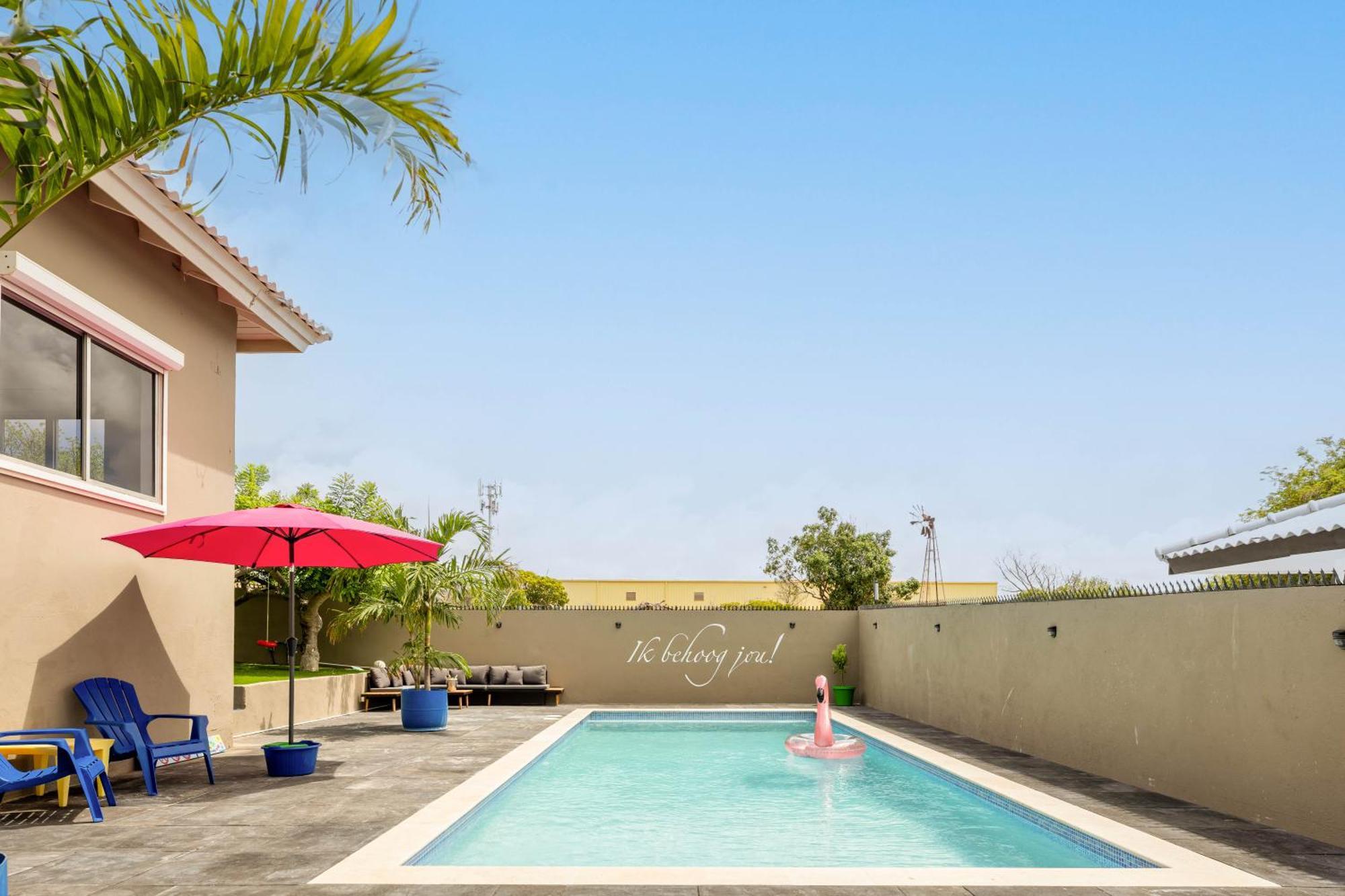 Familiewoning Met Prive Zwembad Villa Willemstad Kültér fotó